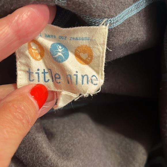 Title Nine Green Wool Blend Hooded 1/2 Zip Sz S - Picture 4 of 6